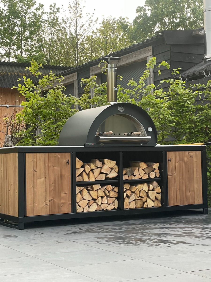 Buitenkeuken met Pizza oven 