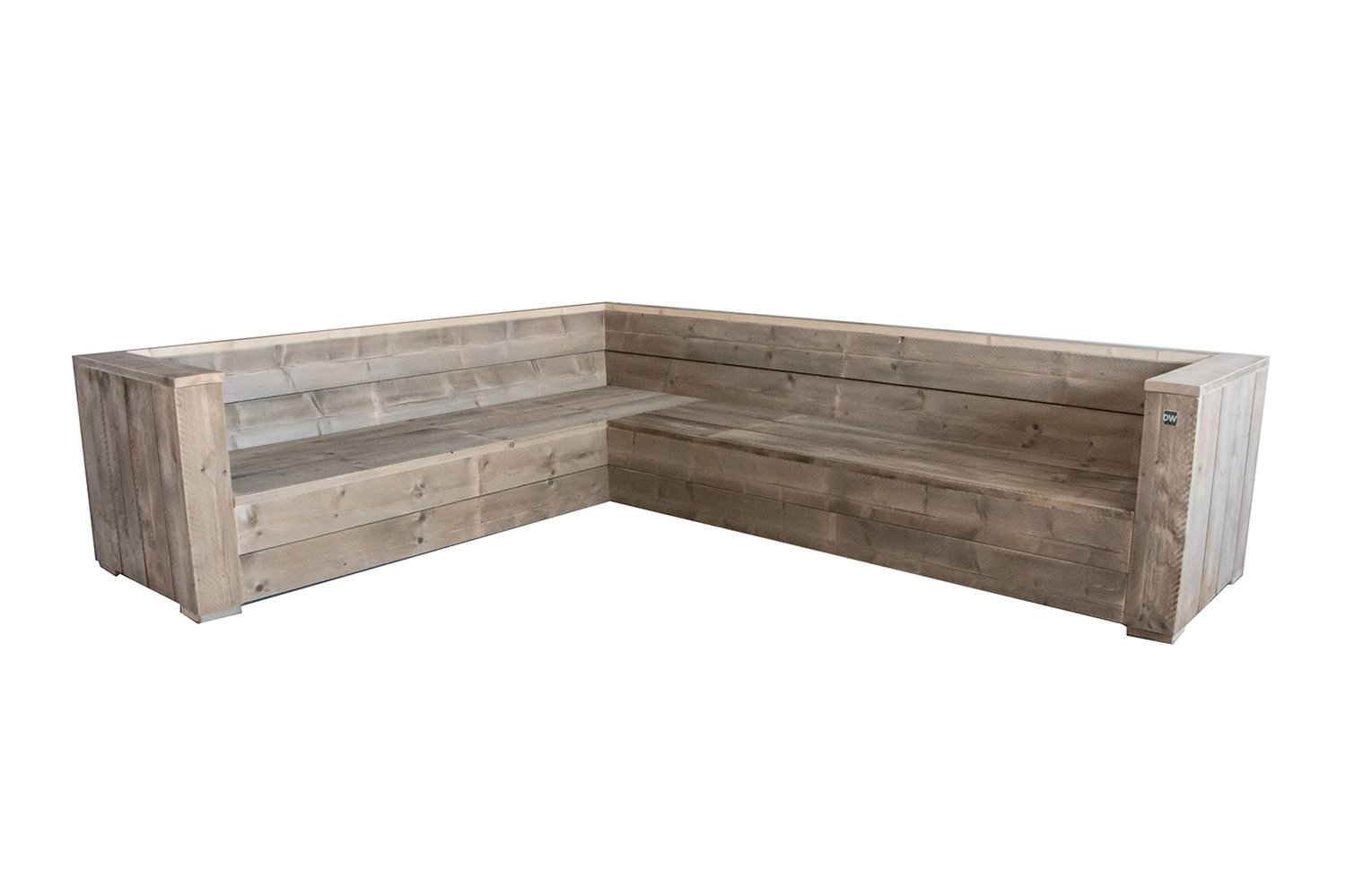 Hoekbank Steigerhout